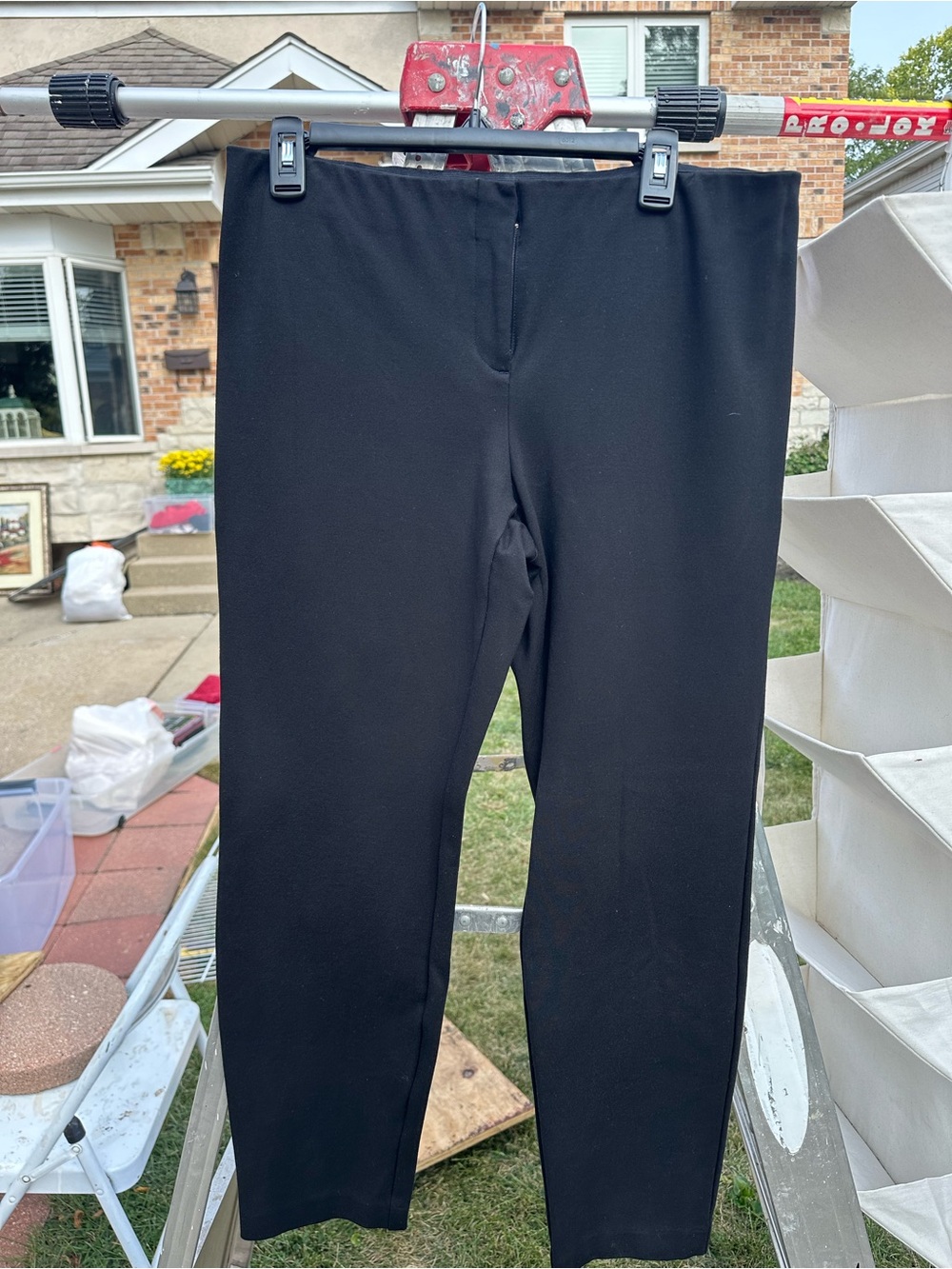Alfani Black Cropped Ankle Pants-12